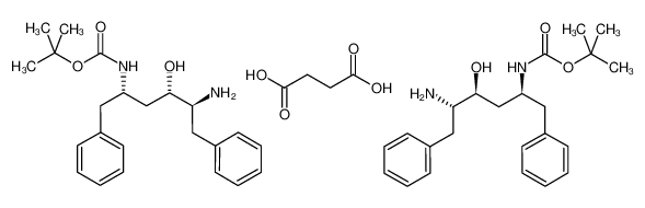 （2S，3S，5S）-5-叔丁氧基甲酰氨基-2-氨基-3-羟基-1，6-二苯基己烷琥珀酸盐 （抗爱滋病药利托那韦中间体BDH琥珀酸盐）