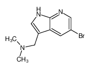 1-(5-溴-1H-吡咯并[2，3-b]吡啶-3-基)-N，N-二甲基甲胺