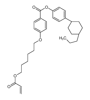 4-(反式-4-丙基环己基)苯基 4-((6-(丙烯酰氧基)己基)氧基)苯甲酸酯