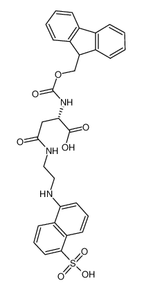 Fmoc-N'-[2-[(5-磺基-1-萘基)氨基]乙基]-L-天冬氨酰胺