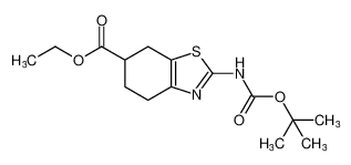 2-((叔丁氧基羰基)氨基)-4，5，6，7-四氢苯并[d]噻唑-6-羧酸乙酯