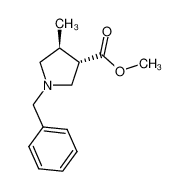(3S,4S)-1-苄基-4-甲基吡咯烷-3-羧酸甲酯