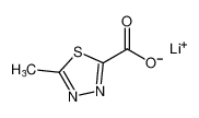 5-甲基-1，3，4-噻二唑-2-羧酸锂