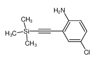 4-氯-2-(2-三甲基甲硅烷基乙炔基)苯胺