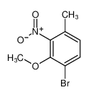 2-硝基-3-甲基-6-溴苯甲醚
