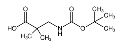 2，2-二甲基-3-(Boc-氨基)丙酸