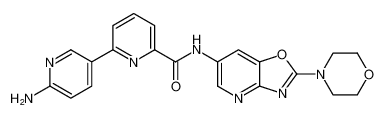 6'-氨基-N-[2-(吗啉-4-基)-[1,3]恶唑并[4,5-b]吡啶-6-基]-[2,3'-联吡啶]-6-甲酰胺