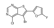 5-溴-4-氯-6-(5-氟吡啶-2-基)噻吩并[2,3-d]嘧啶