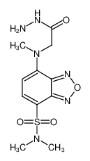 DBD-CO-Hz [=4-(N,N-二甲基氨基磺酰)-7-(N-肼基羰甲基-N-甲基)氨基-2,1,3-苯并恶二唑] [HPLC标记用]