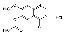 4-氯-7-甲氧基喹唑啉-6-醇乙酸酯盐酸盐