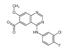 N-(3-氯-4-氟苯基)-7-甲氧基-6-硝基喹唑啉-4-胺