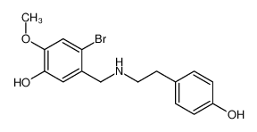 N-(4-羟基苯乙基)-2-溴-5-羟基-4-甲氧基苄胺