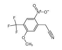 5-甲氧基-2-硝基-4-(三氟甲基)苯乙腈