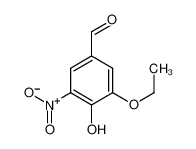 3-乙氧基-4-羟基-5-硝基苯甲醛