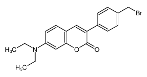 3-[4-(Bromomethyl)phenyl]-7-(diethylamino)coumarin