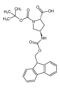 N-叔丁氧羰基-反式-4-N-芴甲氧羰基氨基-L-脯氨酸