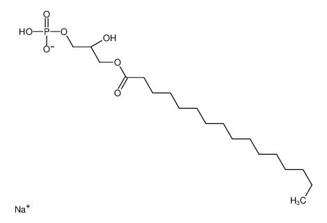 1-棕榈酰基-2-羟基-sn-甘油-3-磷酸酯(钠盐)
