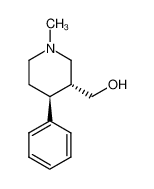 (3R，4S)-4-苯基-3-羟甲基-1-甲基哌啶