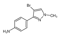 4-(4-溴-1-甲基-1H-吡唑-3-基)苯胺