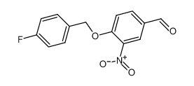 4-(4-氟苄氧基)-3-硝基苯甲醛
