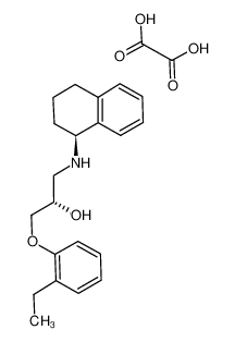 (S)-1-(2-乙基苯氧基)-3-(((S)-1,2,3,4-四氢萘-1-基)氨基)丙-2-醇草酸盐