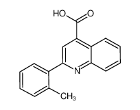2-(邻甲苯基)喹啉-4-羧酸