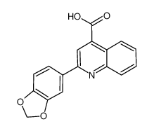 2-(苯并[d][1,3]二氧戊环-5-基)喹啉-4-羧酸