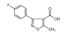 3-(4-氟苯基)-5-甲基异恶唑-3-甲酸