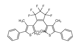 1,2-双(2,4-二甲基-5-苯基-3-噻吩基)-3,3,4,4,5,5-六氟-1-环戊烯 (升华提纯)