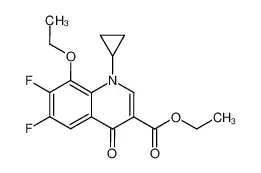 1-环丙基-8-乙氧基-6,7-二氟-4-氧代-1,4-二氢喹啉-3-羧酸乙酯