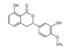 (S)-8-羟基-3-(3-羟基-4-甲氧基苯基)异色胺-1-酮