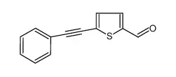 5-(2-苯乙基-1-基)噻吩-2-甲醛