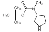3-(N-叔丁氧羰基-N-甲氨基)吡咯烷