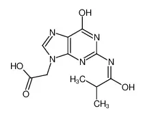 2-(2-异丁酰氨基-6-氧代-1H-嘌呤-9(6H)-基)乙酸