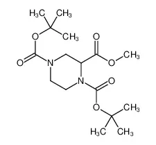 1，4-双(Boc)-2-哌嗪甲酸甲酯