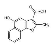 5-羟基-2-甲基萘并[1,2-b]呋喃-3-羧酸