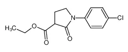 1-(4-氯苯基)-2-氧代吡咯烷-3-甲酸乙酯
