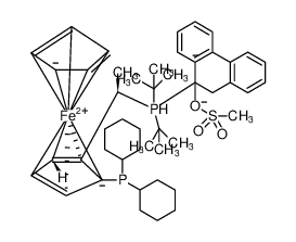 甲磺酸{[(R)-(-)-1[(S)-2-(二环己基膦)二茂铁]乙基二丁基膦基}(2'-氨基-1,1'-联苯-2-基)钯(II)