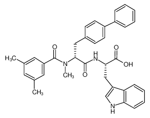 (S)-2-((R)-3-([1,1'-联苯]-4-基)-2-(N,3,5-三甲基苯甲酰胺基)丙酰胺基)-3-(1H-吲哚-3-基)丙酸