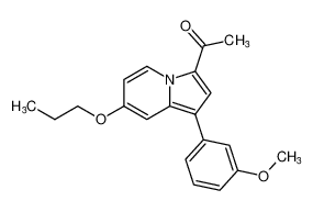 1-(1-(3-methoxyphenyl)-7-propoxyindolizin-3-yl)ethanone