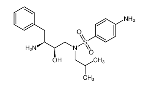 4-氨基-N-[(2R, 3S)-3-氨基-2-羟基-4-苯丁基]-N-异丁基苯磺酰胺