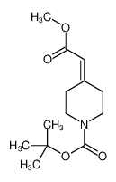 4-(2-甲氧基-2-氧代亚乙基)哌啶-1-甲酸叔丁酯