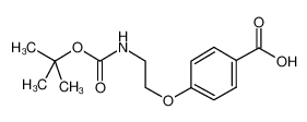 4-(2-((叔丁氧基羰基)氨基)乙氧基)苯甲酸