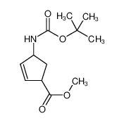 (1S,4R)-甲基-4-((叔丁氧羰基)氨基)环戊-2-烯羧酸