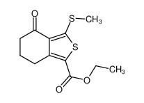 3-(甲硫基)-4-氧代-4,5,6,7-四氢苯并[c]噻吩-1-羧酸乙酯