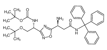 ((R)-1-(5 - ((S)-1-氨基-3-氧代-3-(三苯甲基氨基)丙基)-1，2，4-恶二唑