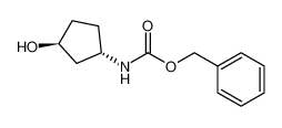 反式3-羟基环戊基氨基甲酸苄酯