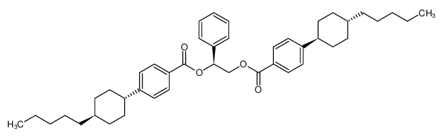 双4-(4'-戊基环己基苯甲酸)-(1S)-1-苯基-1， 2-乙二醇酯