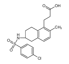 (R)-3-(6-(4--氯苯基磺胺基)-2-甲基-5,6,7,8-四氢萘-1-基)丙酸