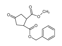 cis-4-氧代环戊烷-1,2-二羧酸苄酯甲酯